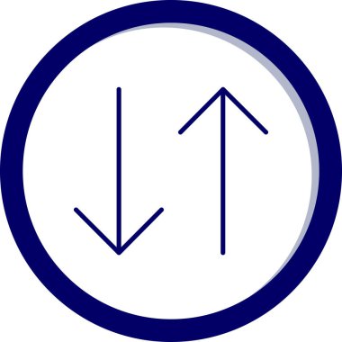 ok simgesi vektör illüstrasyonu