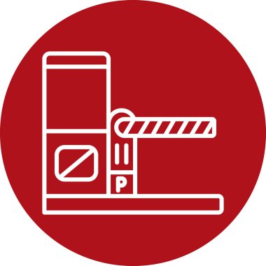 Bariyer kapısının basit grafiği