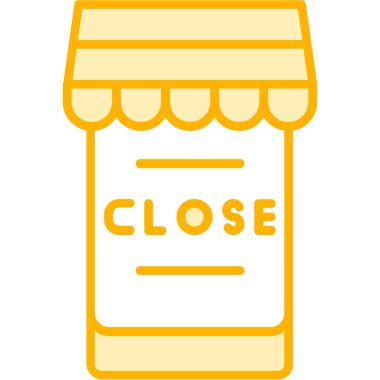 Mağaza. Web simgesi basit tasarım