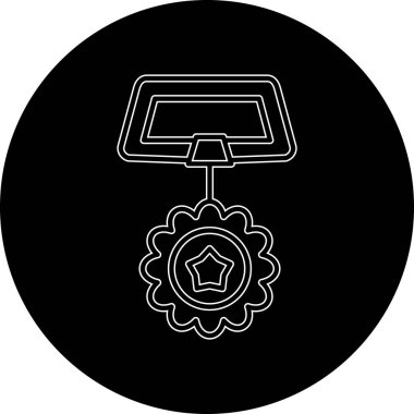 Modern simgenin vektör illüstrasyonu