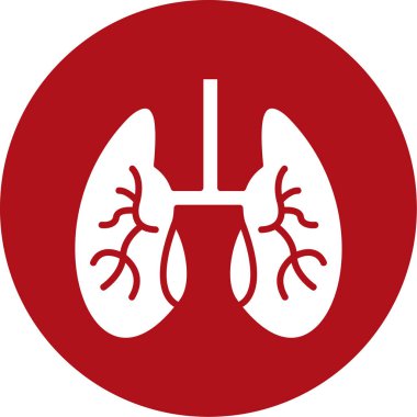akciğer simgesi, basit biçim