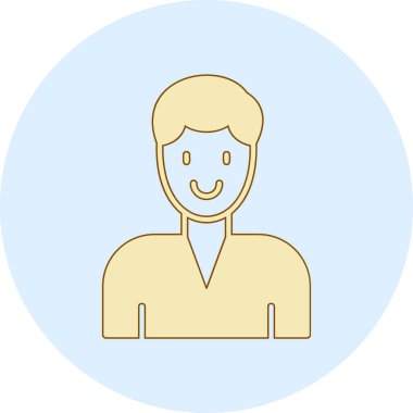 Adamım. Web simgesi basit tasarım