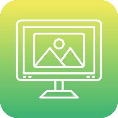 Benzersiz izleyici vektör çizgisi simgesi