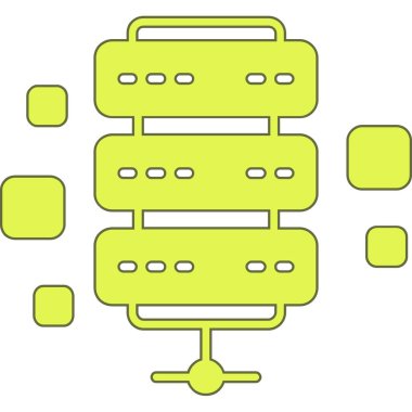 Basit vektör illüstrasyon ağı