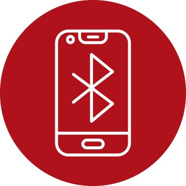 Bluetooth simgesinin vektör çizimi