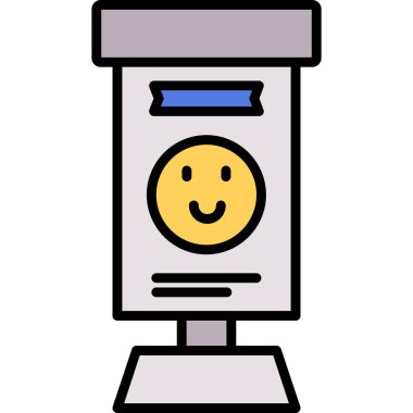 Modern ve basit tasarımın vektör simgesi