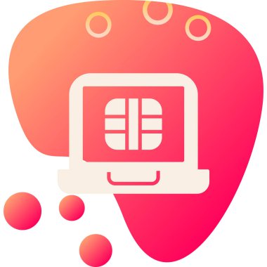 Banka kartı. Basit tasarım