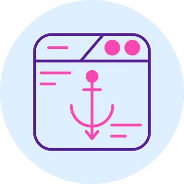 tekne web simgesi, basit tasarım illüstrasyonu