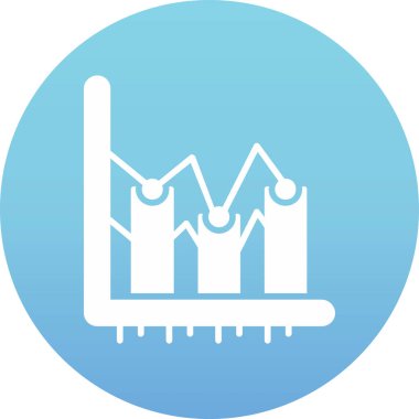 grafik ikonu vektör illüstrasyonu