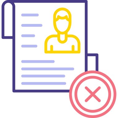 Sözleşme. Web simgesi basit illüstrasyon