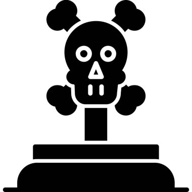 Bir Cadılar Bayramı simgesinin vektör illüstrasyonu