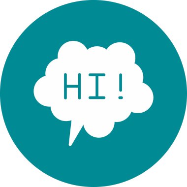 kabarcık sohbet ileti simgesi tam biçiminde