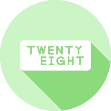 27 numaranın modern arkaplanının vektör çizimi