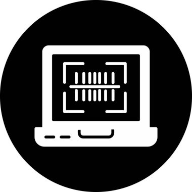 Bilgisayar. Web simgesi basit illüstrasyon