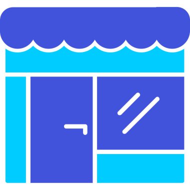 Bir yüzme havuzu simgesinin vektör çizimi