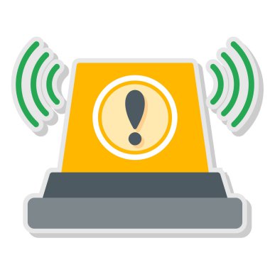 Akıllı telefon simgesi vektör illüstrasyon grafik tasarımı ile sinyal