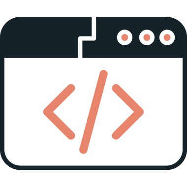 Web tasarım ikonu vektör illüstrasyonu