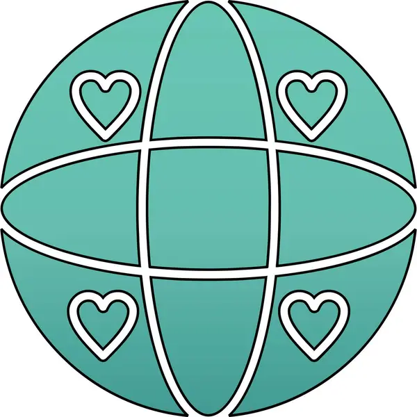 Aşk. Web simgesi basit illüstrasyon