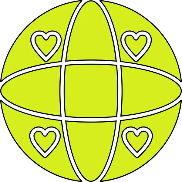 Aşk kalp vektör simgesi