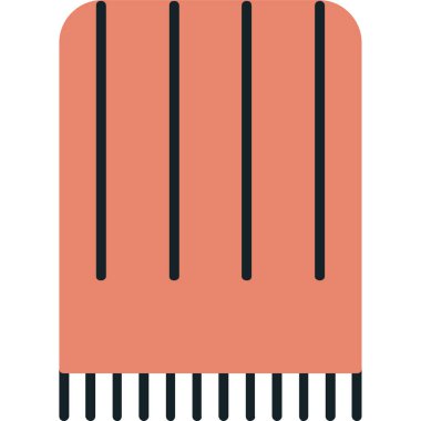 Fırça simgesi vektör illüstrasyonu