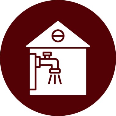 Kişisel simge ticari kullanımı için ev vektörü simgesi simgesi vektör çizimi..