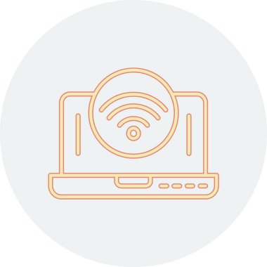 İnternet simgesi vektör illüstrasyonu