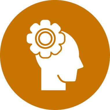 Bir insan simgesinin vektör illüstrasyonu