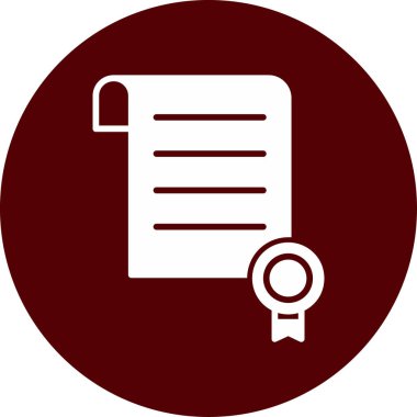 Belge vektör simgesi modern basit vektör illüstrasyonu