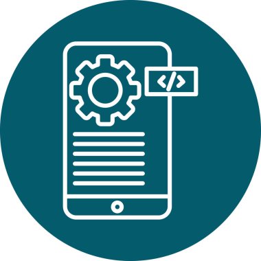 seo modern simgesinin vektör illüstrasyonu