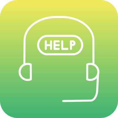 Web simgesi, vektör illüstrasyonuna yardım