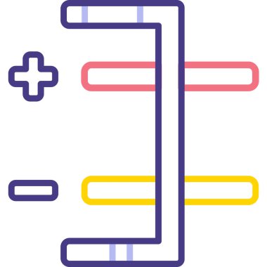 Modern b 'nin vektör illüstrasyonu eksik simgesi