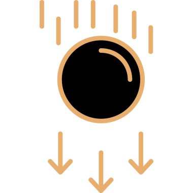 Güneş ve bulutların vektör çizimi