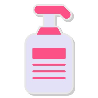 Temizliğin vektör çizimi ve web ögesinin modern simgesi