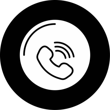 telefon simgesi soyut arkaplan n üzerinde izole