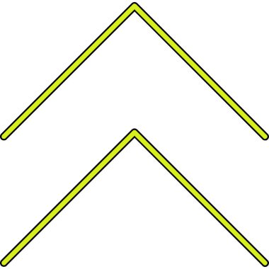 Yol işareti simgesinin vektör illüstrasyonu