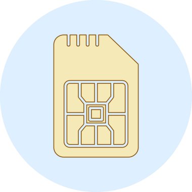 usb flash disk simgesi, vektör illüstrasyonu