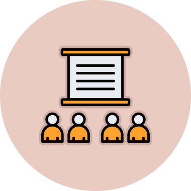 Modern eğitim ikonunun vektör illüstrasyonu