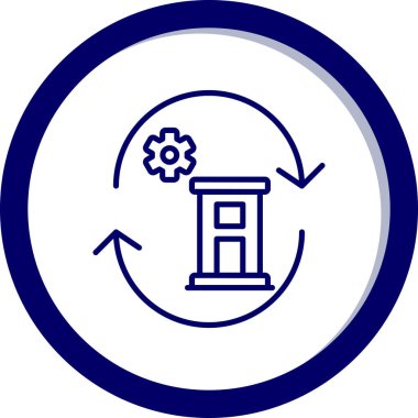 Modern eğitim ikonunun vektör illüstrasyonu