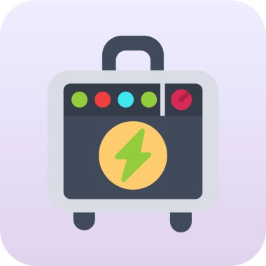 Elektrik simge vektör çizim