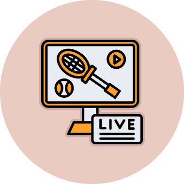 live streaming vector illustration