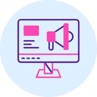 seo modern simgesinin vektör illüstrasyonu