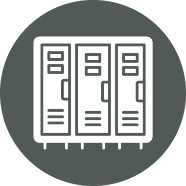 Sunucu. Web simgesi basit illüstrasyon