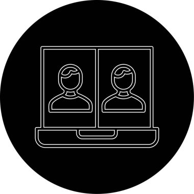 seo modern simgesinin vektör illüstrasyonu