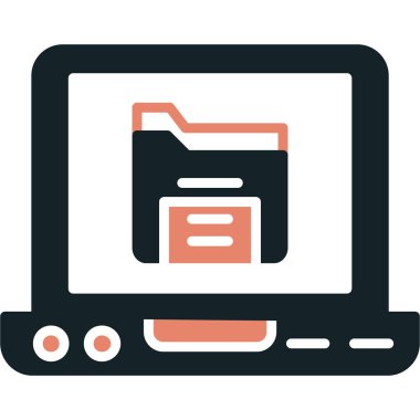 Yazıcı. Web simgesi basit illüstrasyon