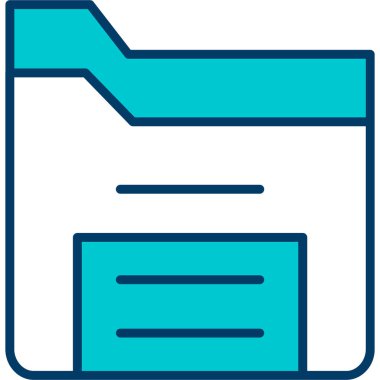 soyut arkaplanda dizin simgesi izole edildi