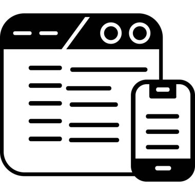 belge simgesi vektör illüstrasyonu