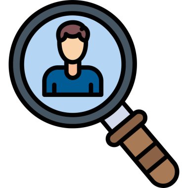 Ara. Web simgesi basit illüstrasyon