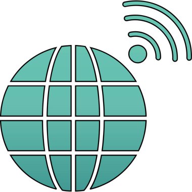 wifi simgesi vektör illüstrasyonu