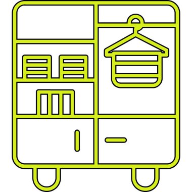 Modern bir simgenin vektör illüstrasyonu