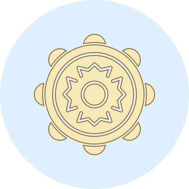 Altın paranın vektör illüstrasyonu